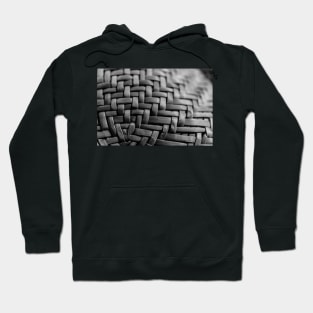 Satisfying Black and White Pattern Hoodie